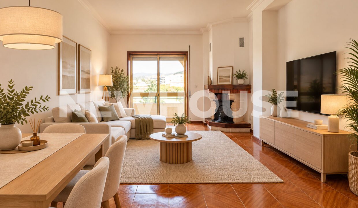 Sala de Estar Aconchegante com Luz Natural